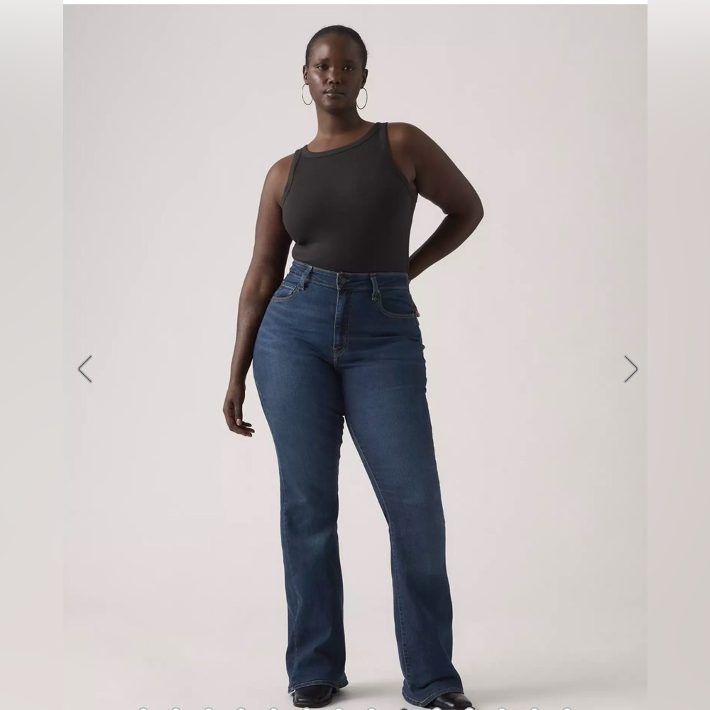726 High-rise Flare Women’s Dark Blue 70’s Jeans